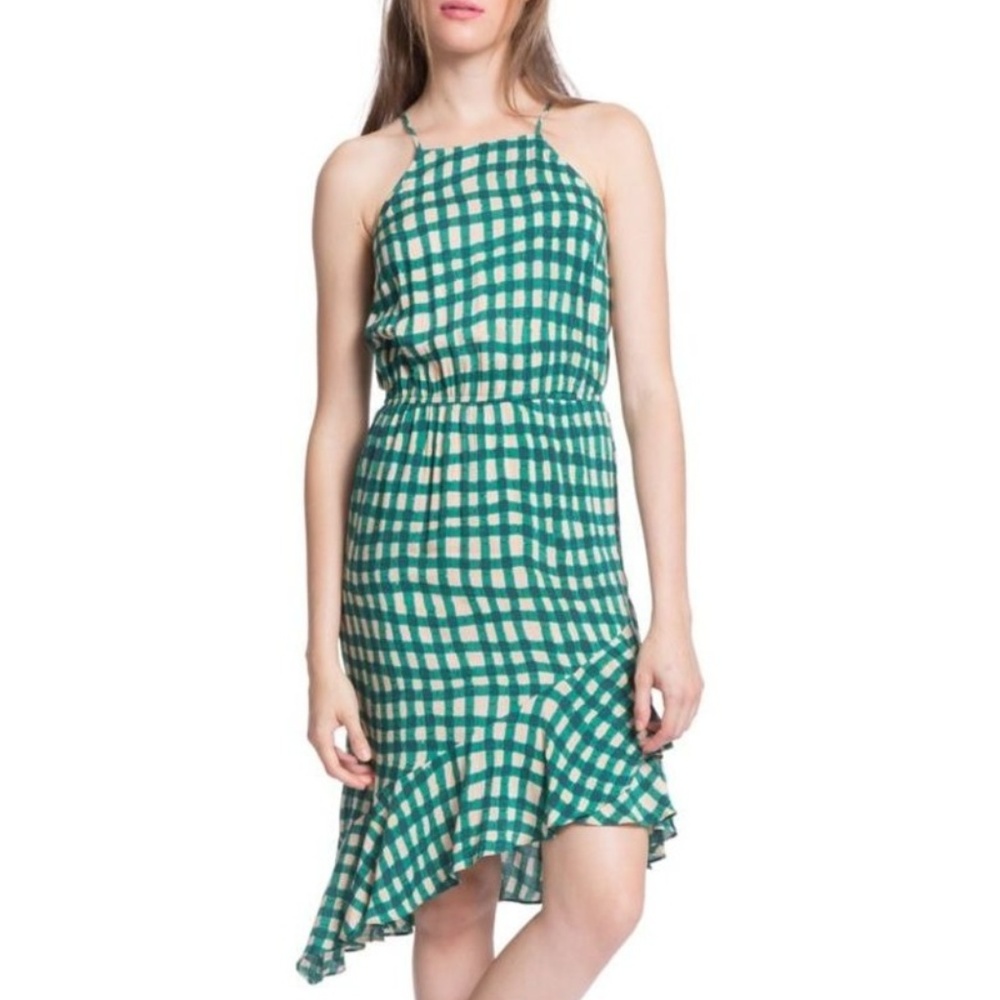 Plenty by Tracy Reese Asymmetrical Slip Dress Sz L
